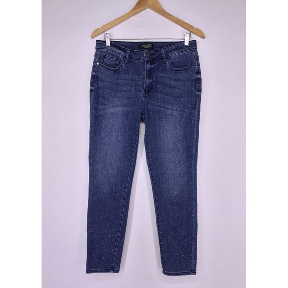 Judy Blue Jeans Womens 11/30‎ Relaxed Fit Speckled Mineral Wash Stretch JB88226 - Picture 1 of 5